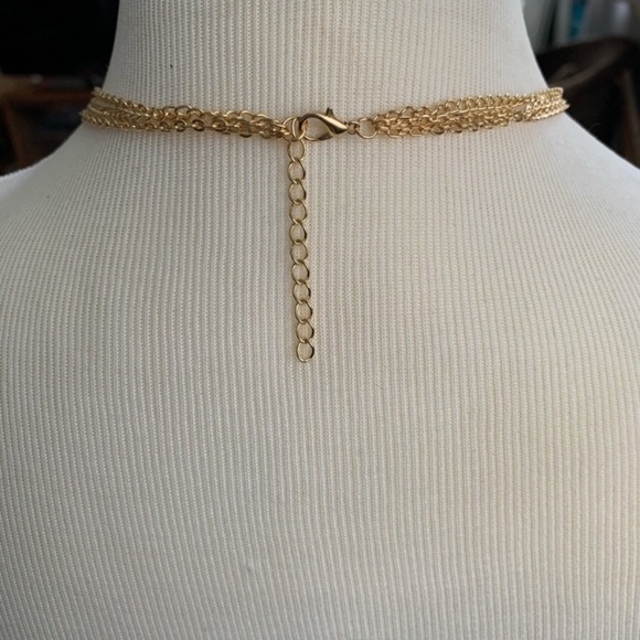 LAST! BEST SELLER! Gold layered pendant choker - Picture 5 of 7